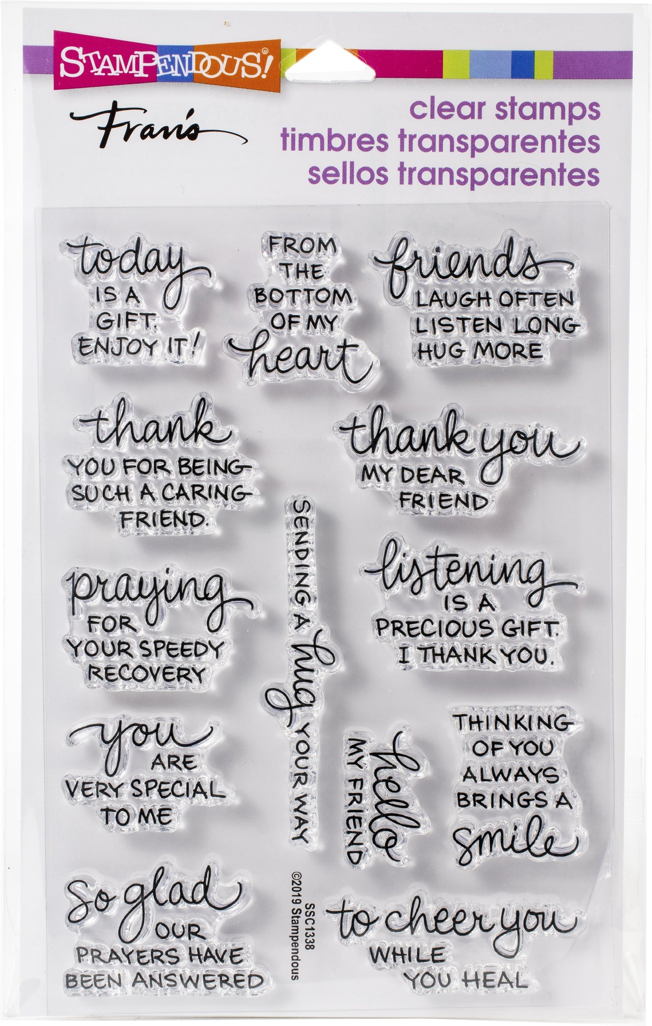 Stampendous Perfectly Clear Stamps - From My Heart