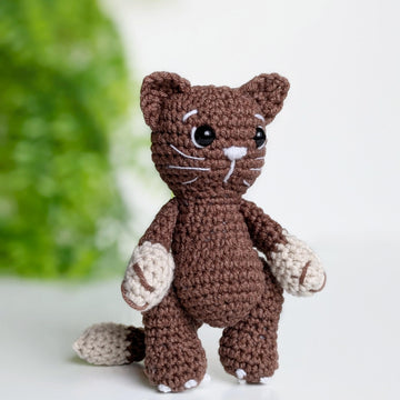 Crochet kitty cat amigurumi pattern pattern, easy crochet animal pattern