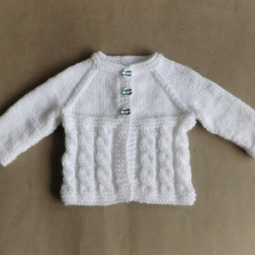 Freddie Cabled Baby Jacket