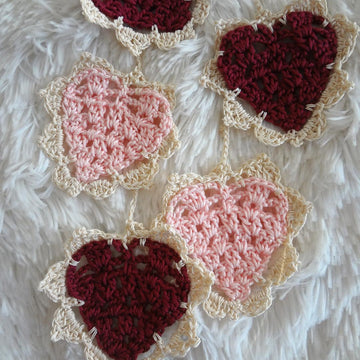 Vintage Heart Bunting