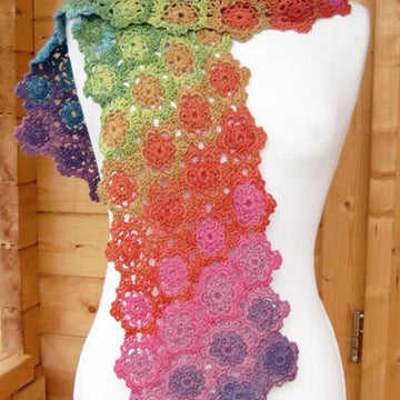 Iris Crochet Scarf