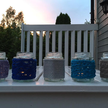 8 Mason Jar Candle Cover