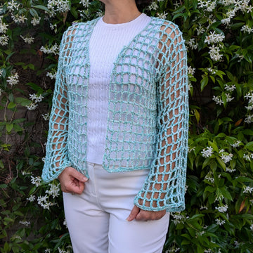 Square Mesh Cardi