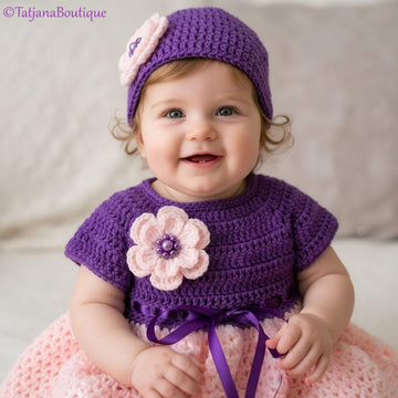 Baby Dress and Hat