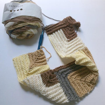 Mitered Square Scarf