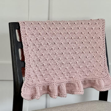 Ruffle Car Seat blanket