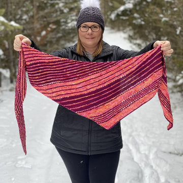 Painted Pebbles Shawl
