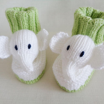 Elephant Baby Booties