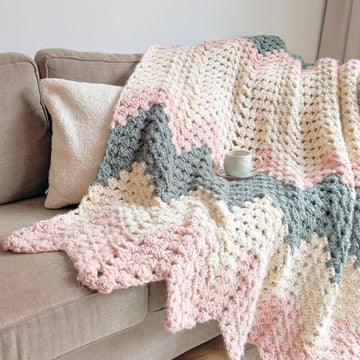 Chunky Chevron Blanket