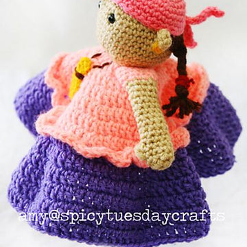 Pirate Lady Blanket Buddy pattern