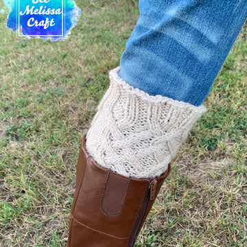 Celtic Cable Boot Toppers