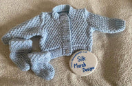 Archie Unisex Baby Cardigan & Booties