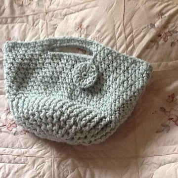 Crocheted Panama Tote Bag