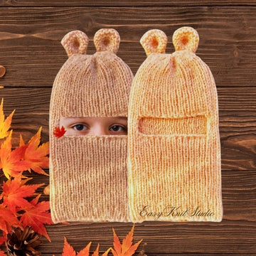 Bear Ears Balaclava - Hood for Kids