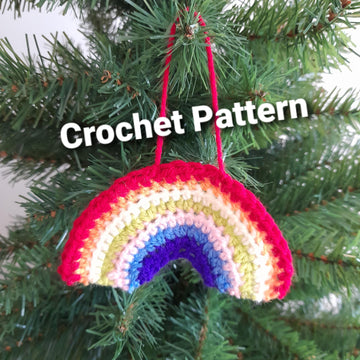 Little Rainbow applique/tree decoration