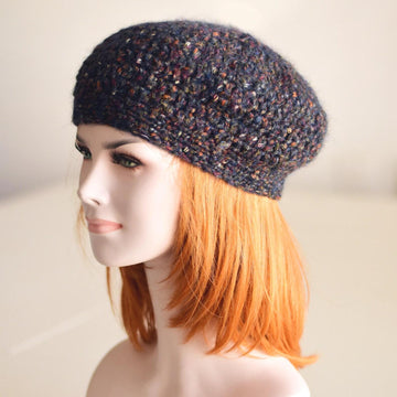 Olena crochet slouch hat in 3 sizes