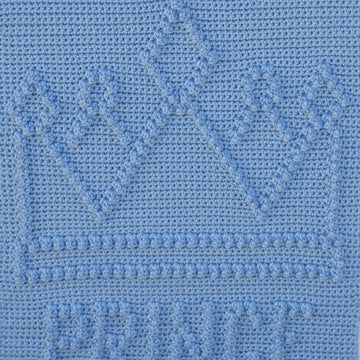 Prince Crown Baby Blanket