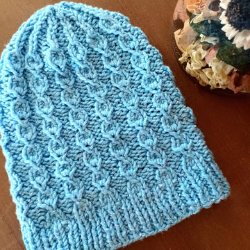 Rustic Twist Cabled Knit Hat
