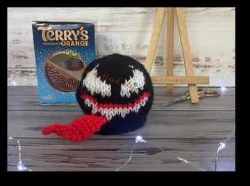 Amorphous Alien Chocolate Orange Cover Knitting Pattern