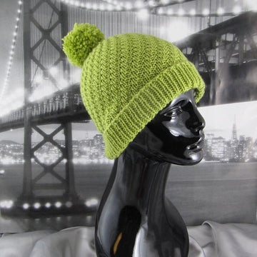 Swirl Bobble Beanie Hat