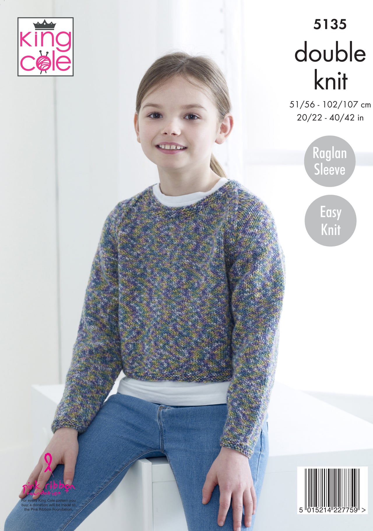 Cardigan & Sweater in King Cole Meadow DK - 5135 - Leaflet