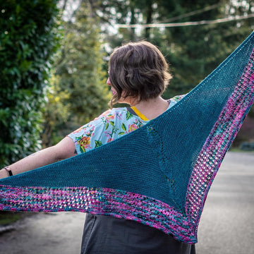 Leaf Line Shawl
