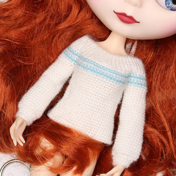 Sweater & hat bunny for Blythe