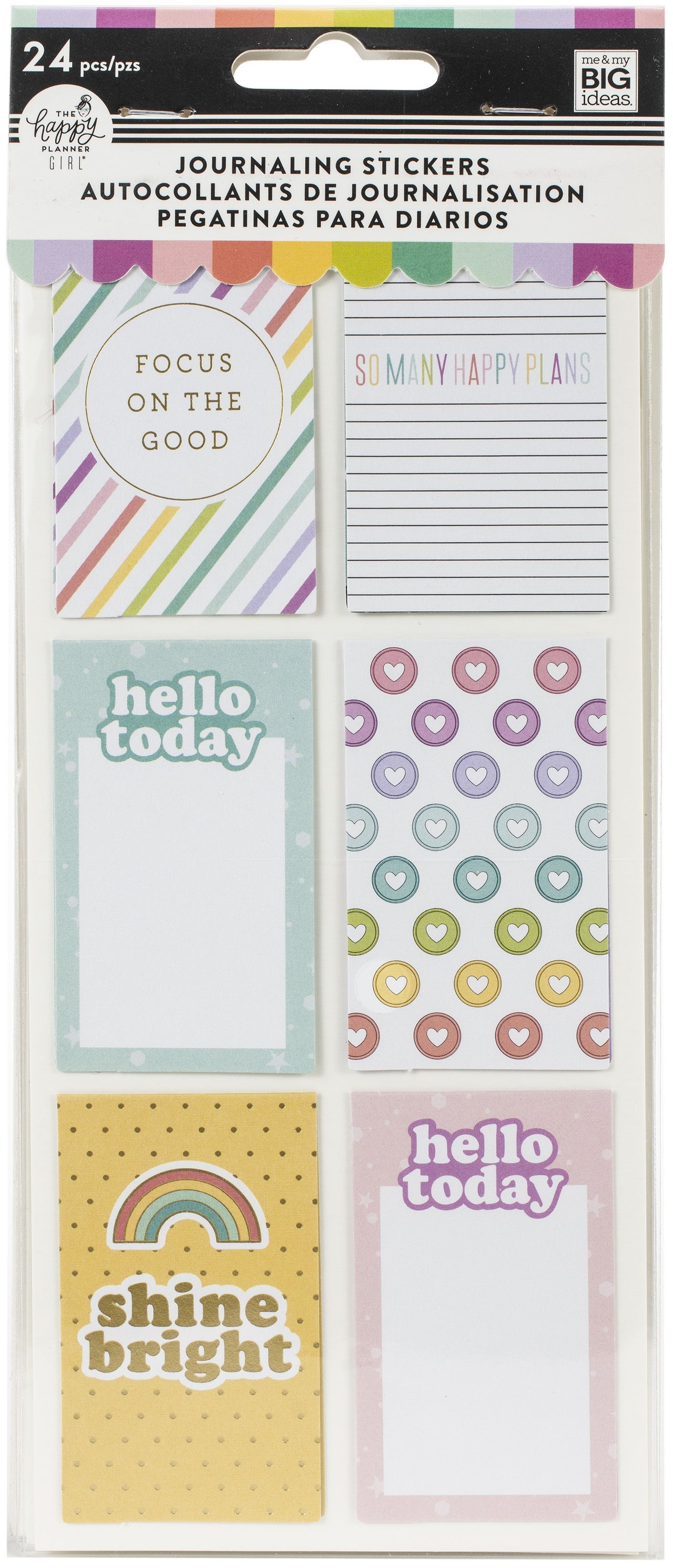 Happy Planner Medium Flip Stickers 5/Sheets - Planner Babe