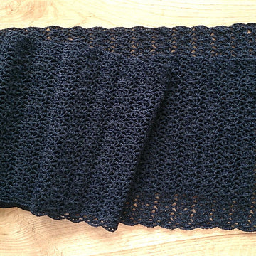 Black lace scarf