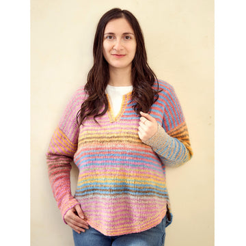 Stripey Boxy Henley