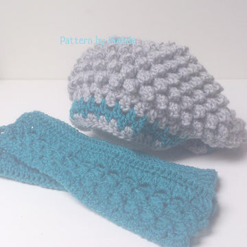 PopCorn stitch Slouch Hat