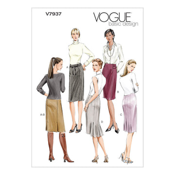 Vogue Misses'/Misses' Petite Skirt V7937 - Sewing Pattern