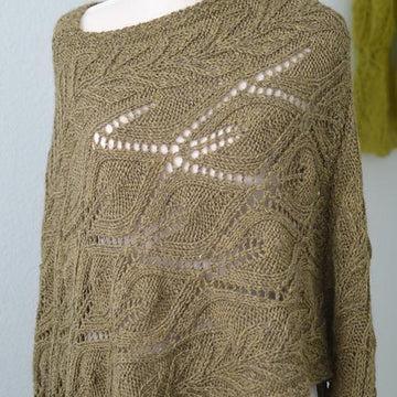 #201 Off-Kilter Lace Poncho