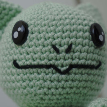 Häkelanleitung Pokémon Baby Bisasam