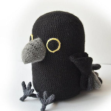 Raven Crochet Pattern, Raven Amigurumi