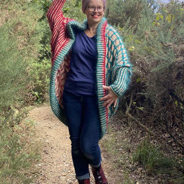 Honeycomb Blanket Cardigan