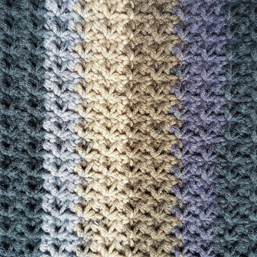 Grandma's Textured Lap Blanket