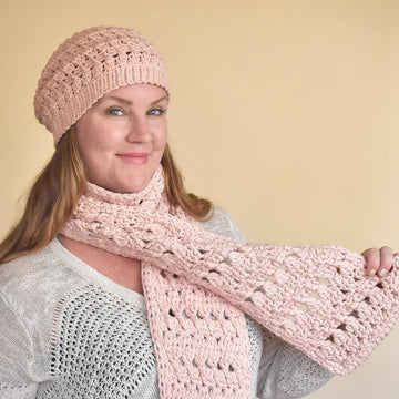 Winter Blush Beanie & Scarf