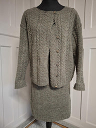 SKELBO, cardigan in Shetland wool