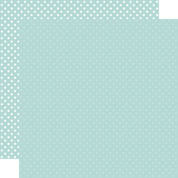 Echo Park Paper Echo Park Dots/Stripes Double-Sided Cardstock 12"X12" 25/Pkg - Mint