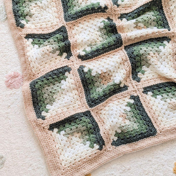Log Cabin Baby Blanket