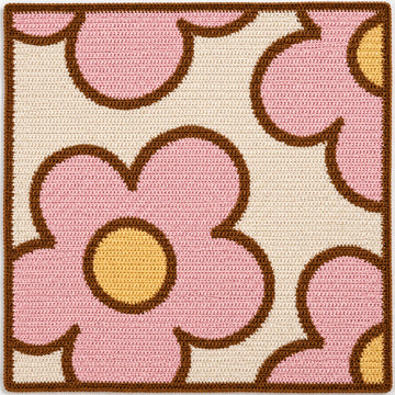 Baby Blossom Tapestry Crochet Blanket