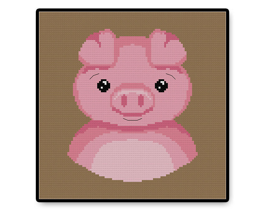Pig - PDF Cross Stitch Pattern