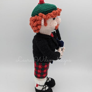 Bruce the bagpipe player