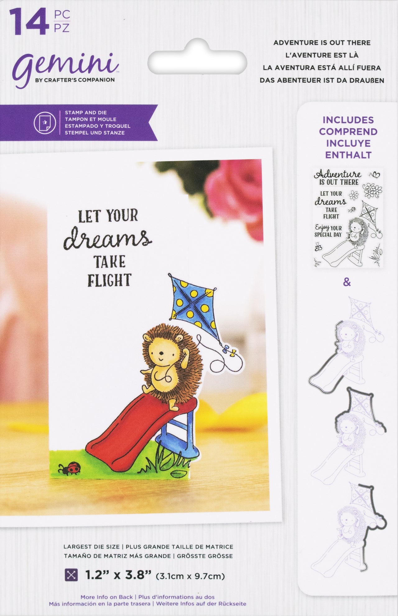 Crafter's Companion Gemini Stamps & Dies - Adventure Is Out There