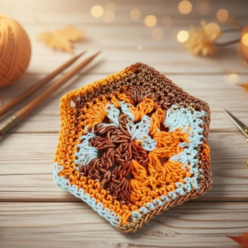 A Crochet Hexagon Motif Pattern + Video Tutorial