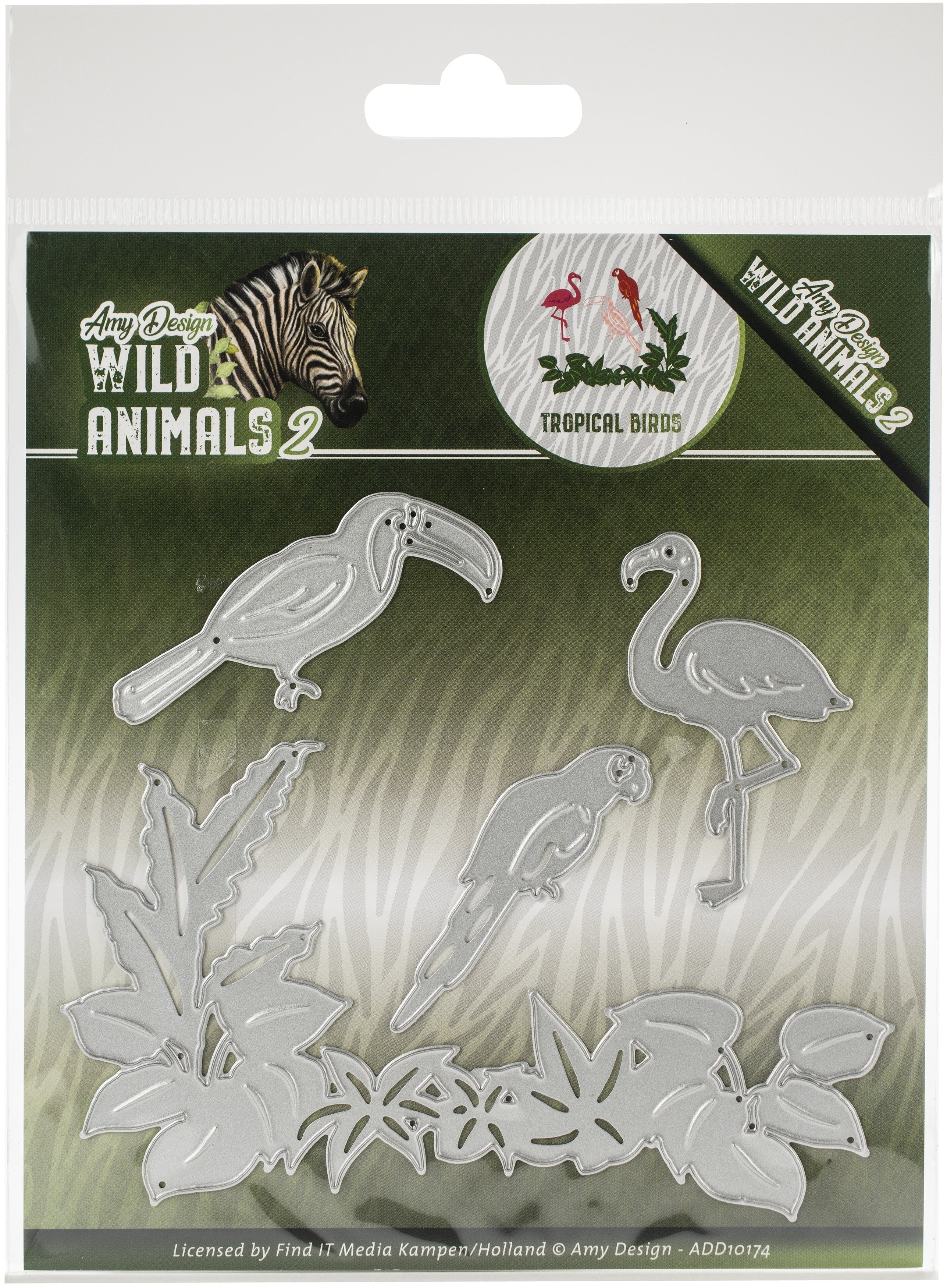 Find It Trading Amy Design Die - Tropical Birds, Wild Animals 2