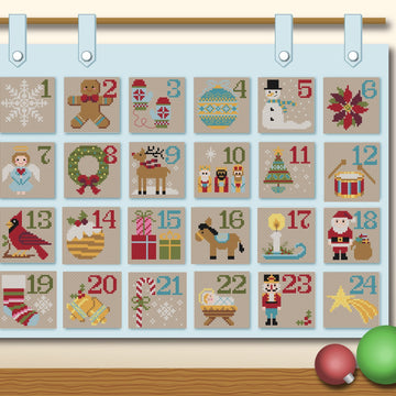 Tiny Modernist Advent Calendar - Leaflet