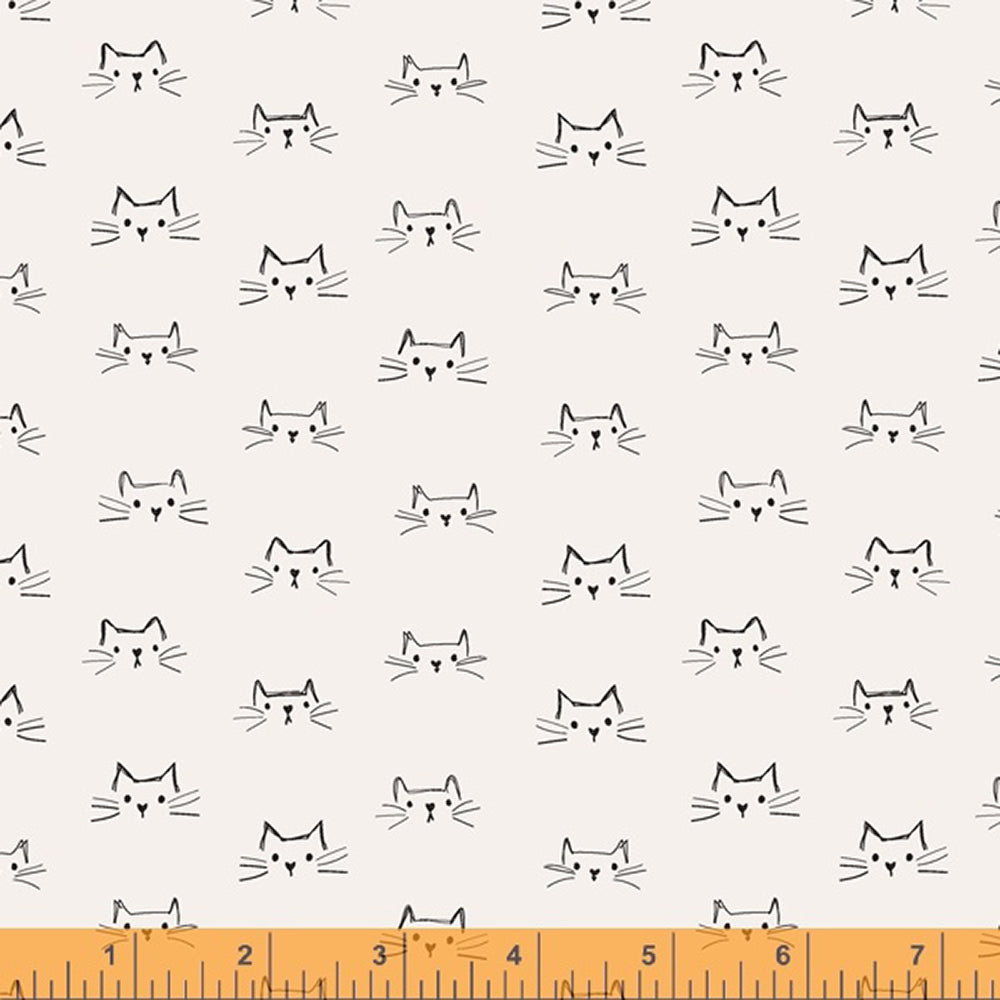 Windham Fabrics Mod Cats - Cat Faces