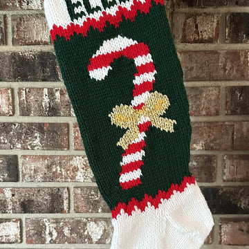 Candy Cane Stocking